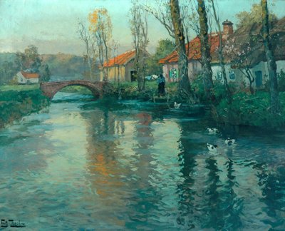 The River by Frits Thaulow